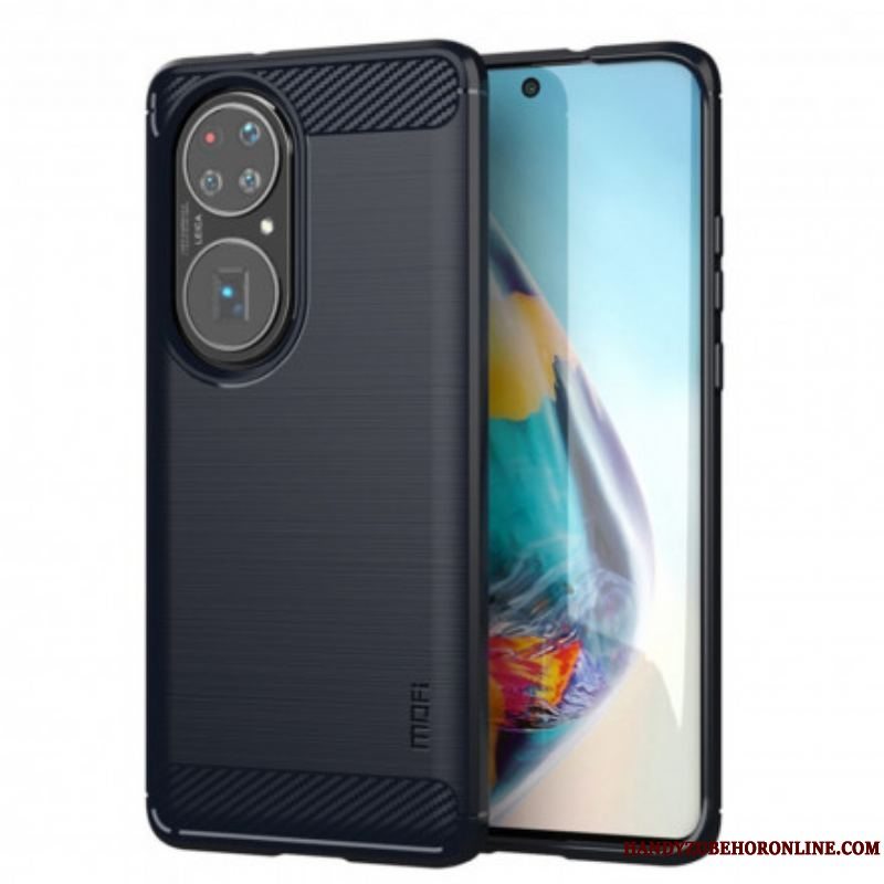 Cover Huawei P50 Pro Mofi Børstet Kulfiber