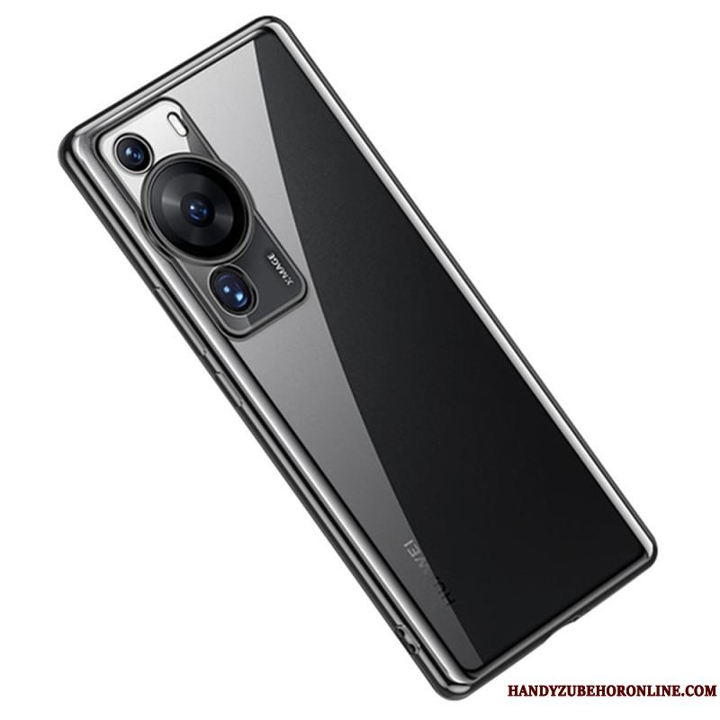 Cover Huawei P60 Pro Transparent Metal Style Kanter Sulada