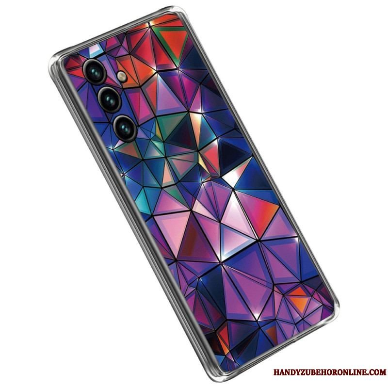 Cover Samsung Galaxy A14 / A14 5G Fleksibel Geometri