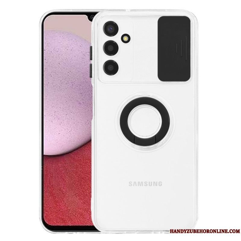 Cover Samsung Galaxy A14 / A14 5G Gennemsigtig Med Ring-support