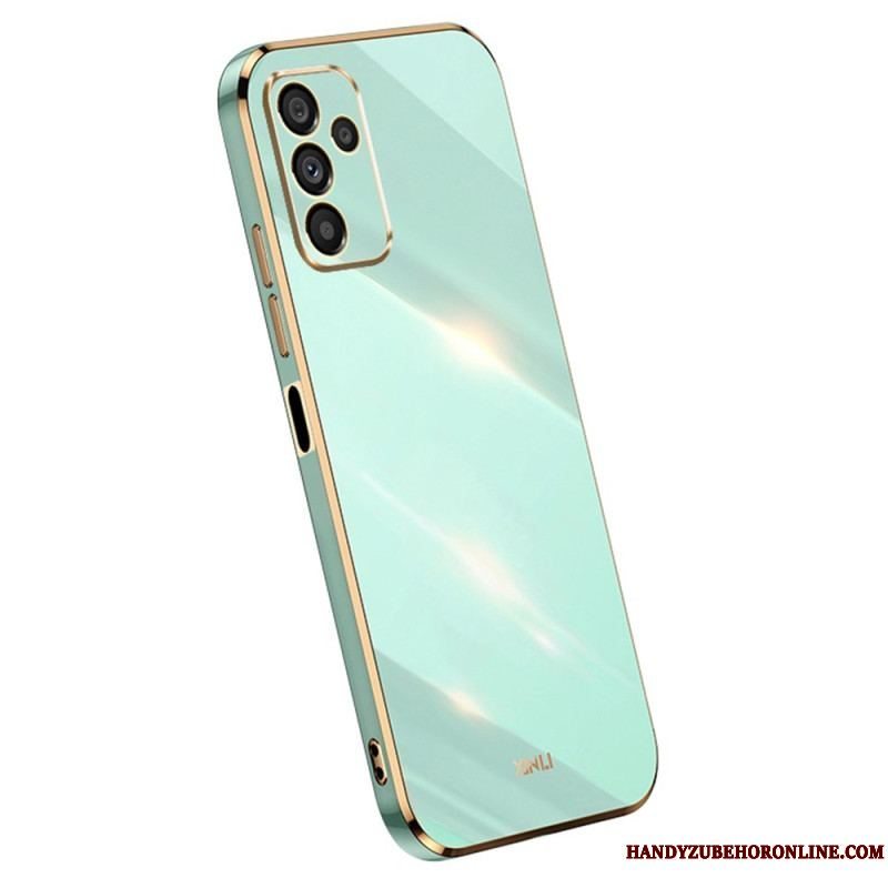 Cover Samsung Galaxy A14 / A14 5G Silikone Guldkanter