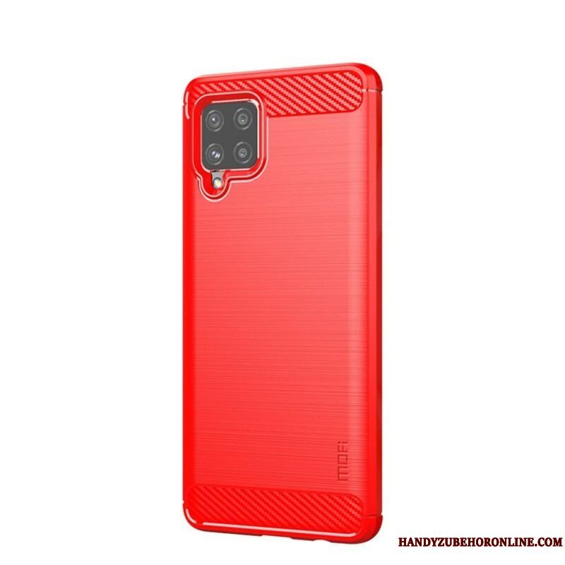 Cover Samsung Galaxy A42 5G Mofi Børstet Kulfiber