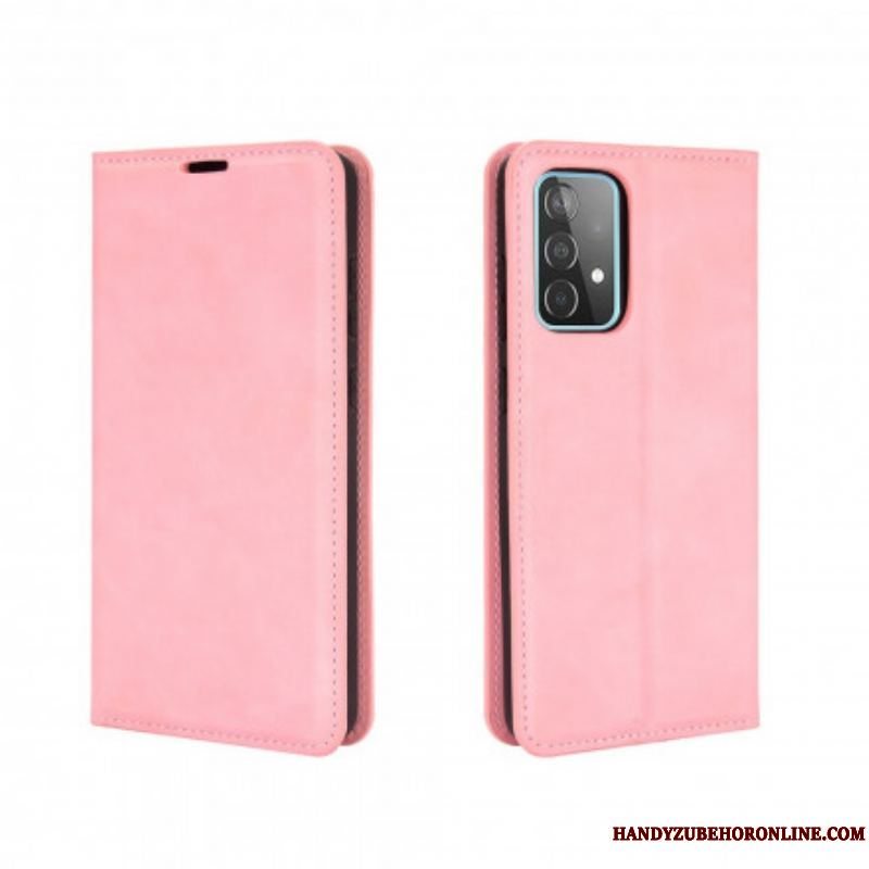 Cover Samsung Galaxy A52 4G / A52 5G / A52s 5G Flip Cover Blødt Lædereffekt