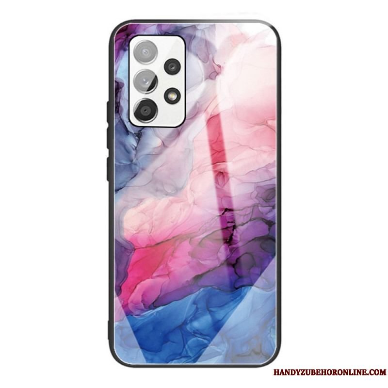 Cover Samsung Galaxy A53 5G Marmor Hærdet Glas