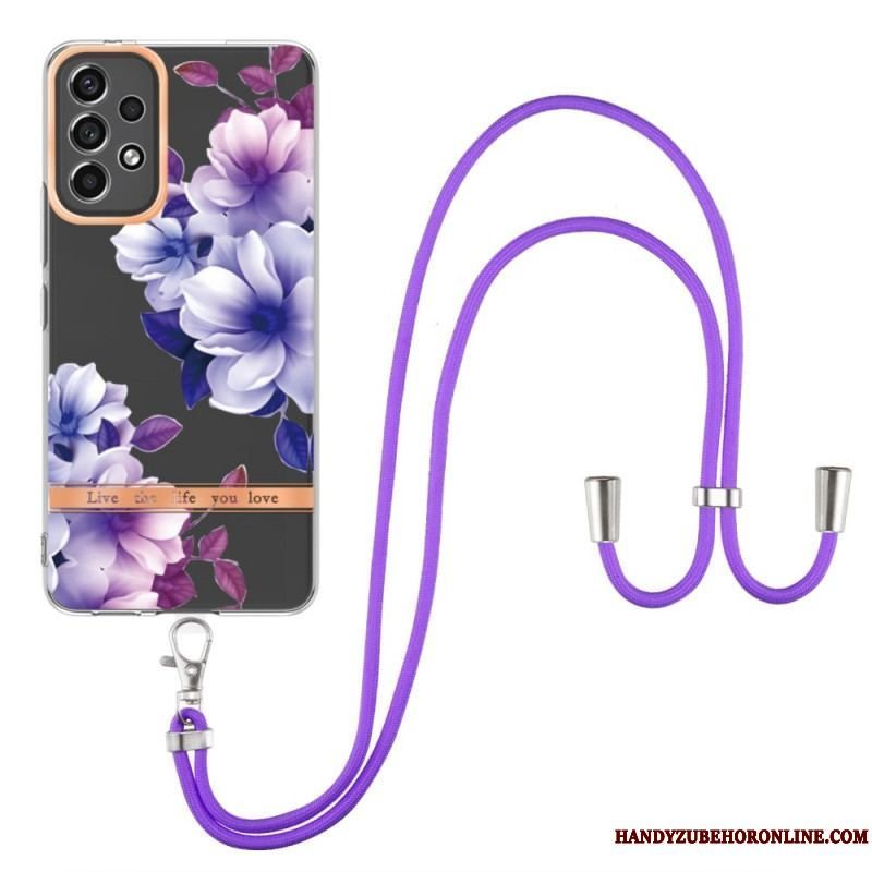 Cover Samsung Galaxy A53 5G Med Snor Blomstersnor