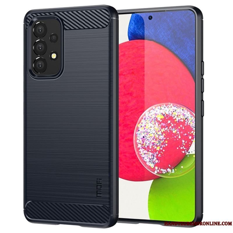 Cover Samsung Galaxy A53 5G Mofi Børstet Kulfiber