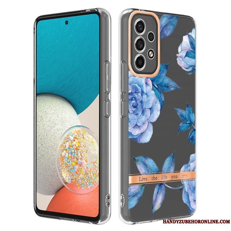 Cover Samsung Galaxy A53 5G Sømløs Blomster