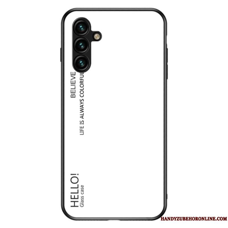 Cover Samsung Galaxy A54 5G Hærdet Glas Hej