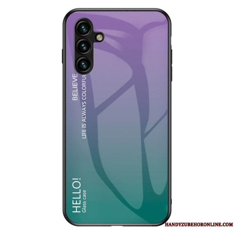 Cover Samsung Galaxy A54 5G Hærdet Glas Hej