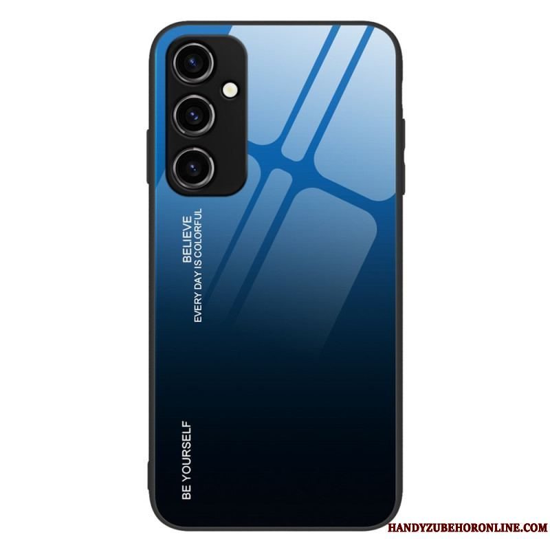 Cover Samsung Galaxy A54 5G Hærdet Glas Vær Dig Selv