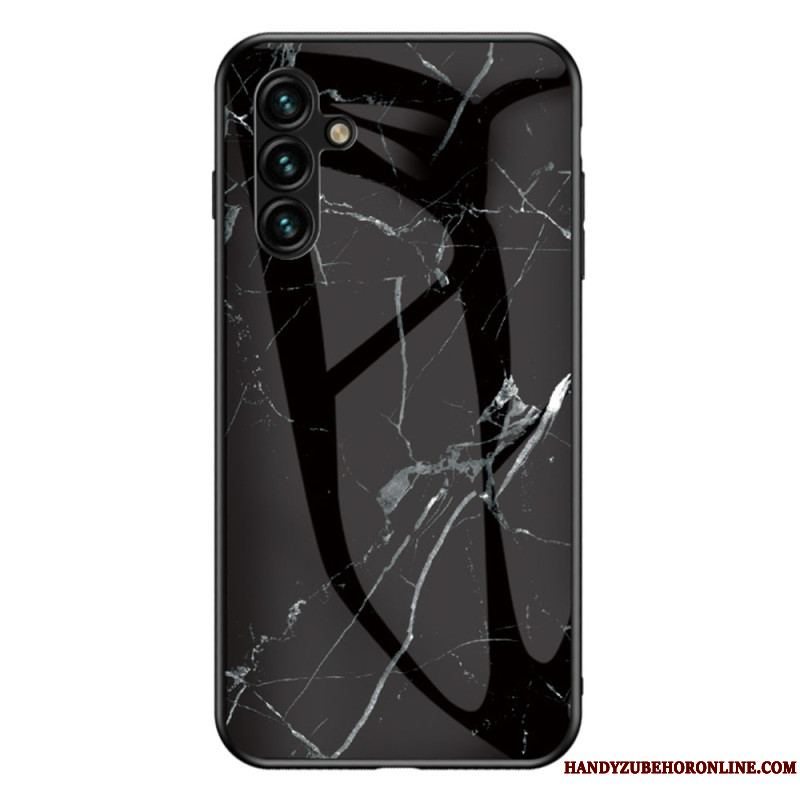 Cover Samsung Galaxy A54 5G Marmorfarver Hærdet Glas