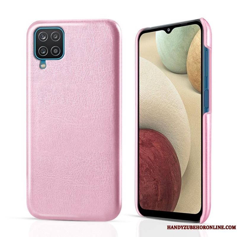 Cover Samsung Galaxy M12 / A12 Ksq Lædereffekt