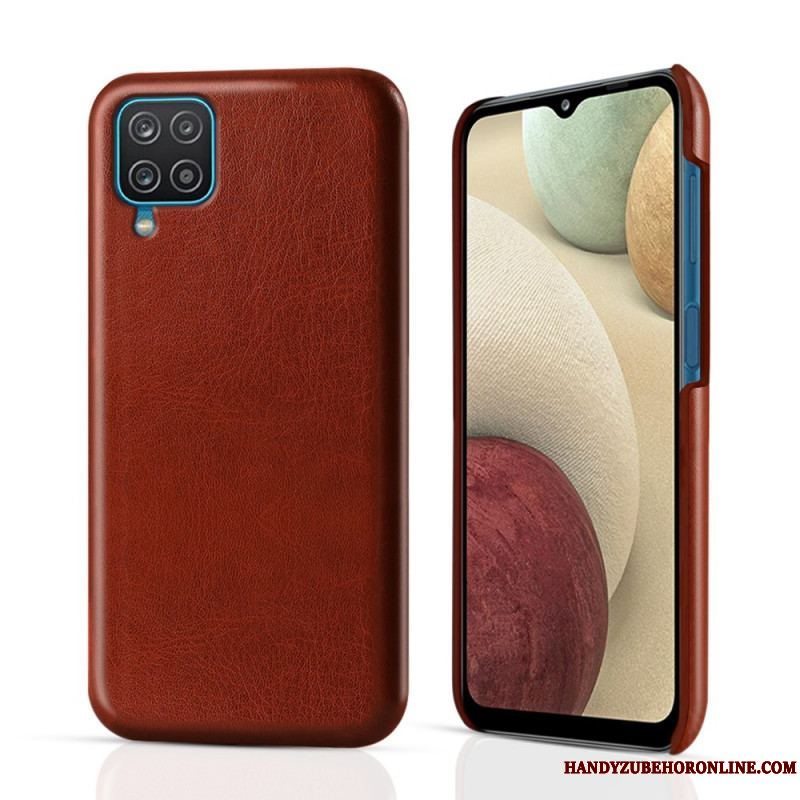 Cover Samsung Galaxy M12 / A12 Ksq Lædereffekt