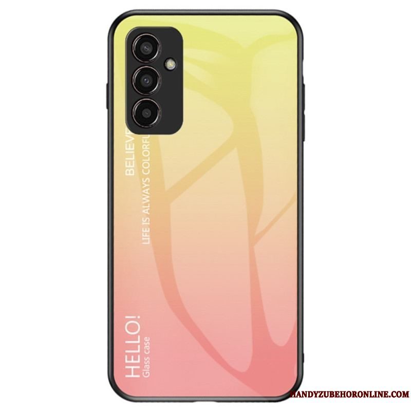 Cover Samsung Galaxy M13 Hærdet Glas Hej