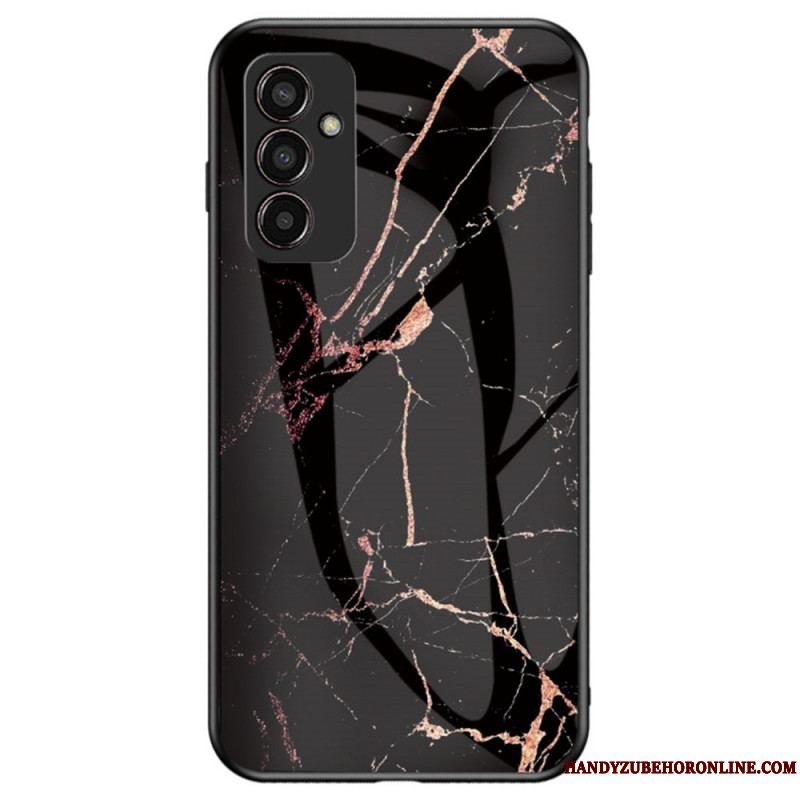 Cover Samsung Galaxy M13 Marmor Hærdet Glas