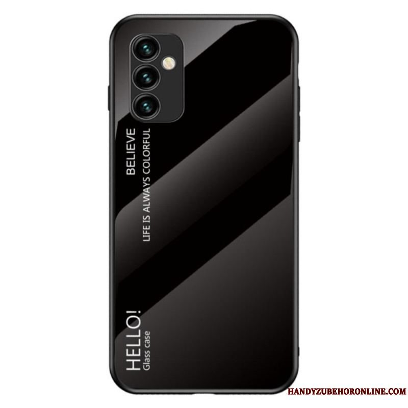 Cover Samsung Galaxy M23 5G Hærdet Glas Hej