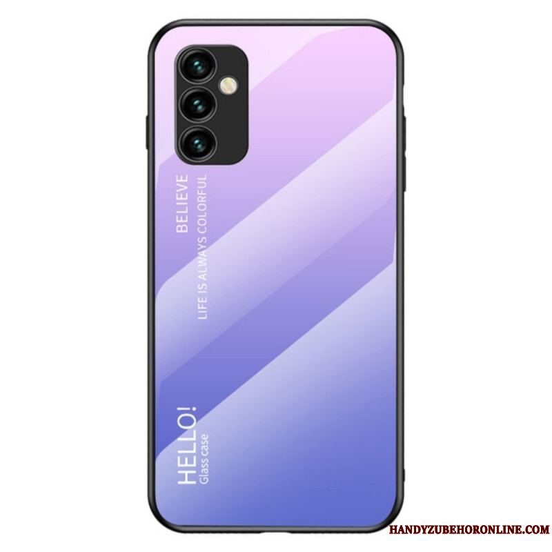 Cover Samsung Galaxy M23 5G Hærdet Glas Hej