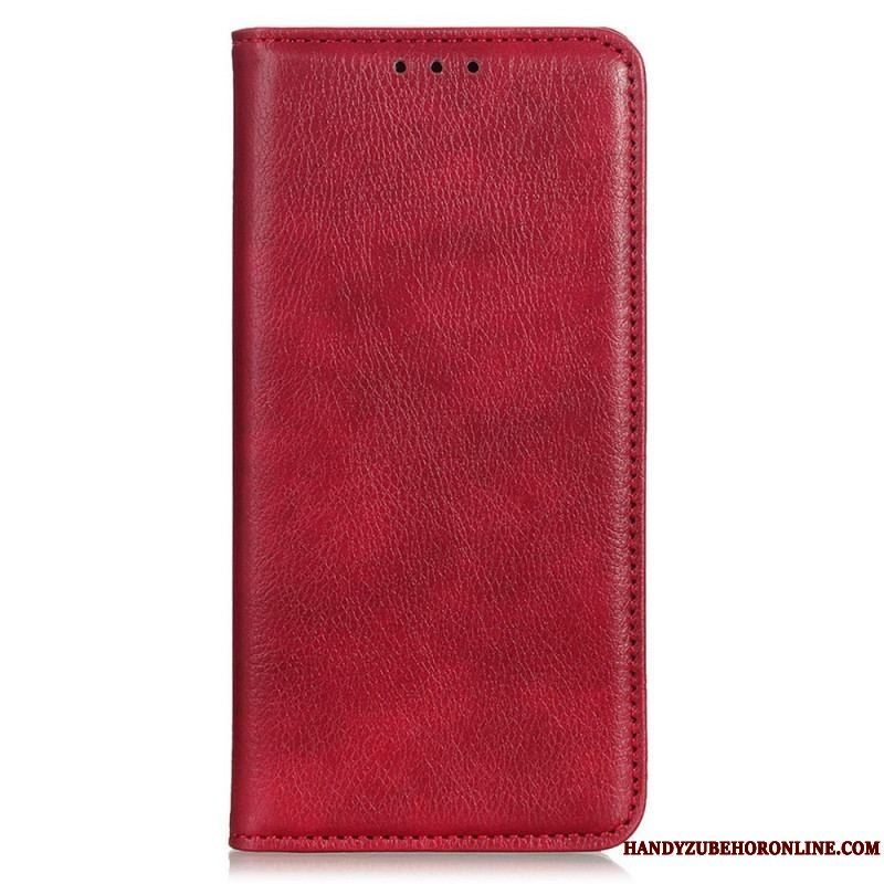 Cover Samsung Galaxy M33 5G Flip Cover Litchi Split Læder