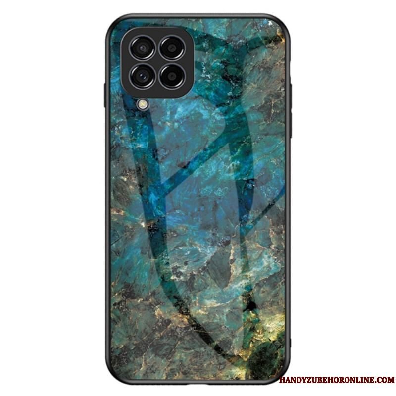 Cover Samsung Galaxy M33 5G Marmor Hærdet Glas