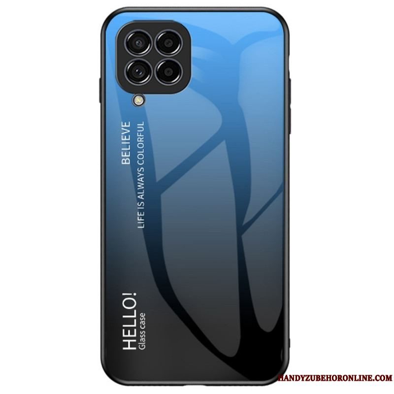 Cover Samsung Galaxy M53 5G Hærdet Glas Hej