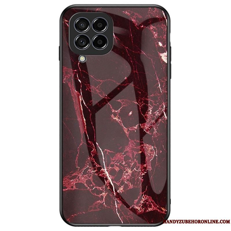 Cover Samsung Galaxy M53 5G Marmor Hærdet Glas