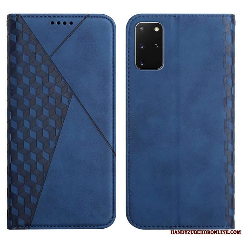 Cover Samsung Galaxy S20 Plus / S20 Plus 5G Flip Cover Geo Lædereffekt