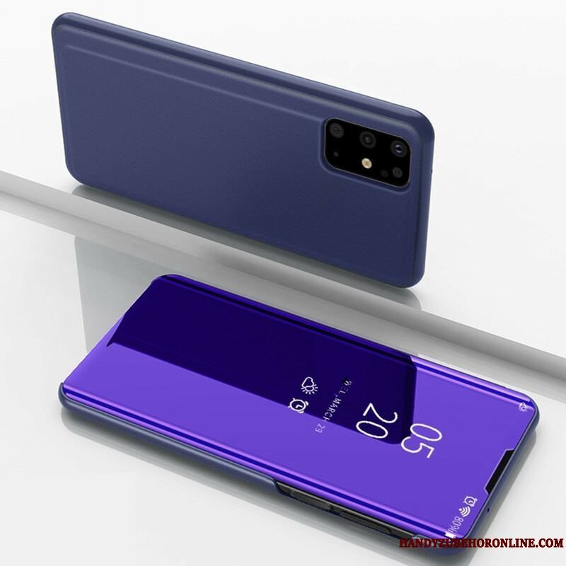 Cover Samsung Galaxy S20 Plus / S20 Plus 5G Spejl Og Kunstlæder