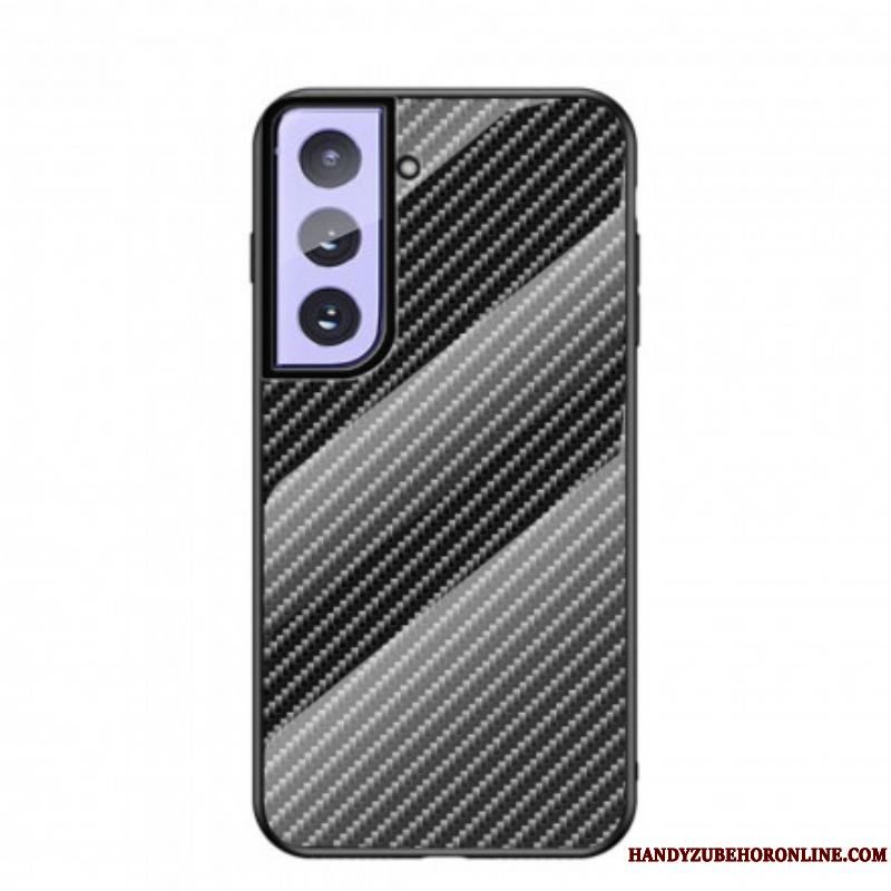 Cover Samsung Galaxy S21 5G Kulfiber Hærdet Glas