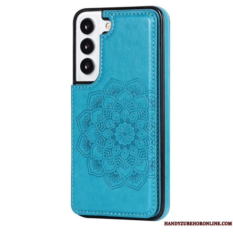 Cover Samsung Galaxy S22 5G Mandala Print Kortholder