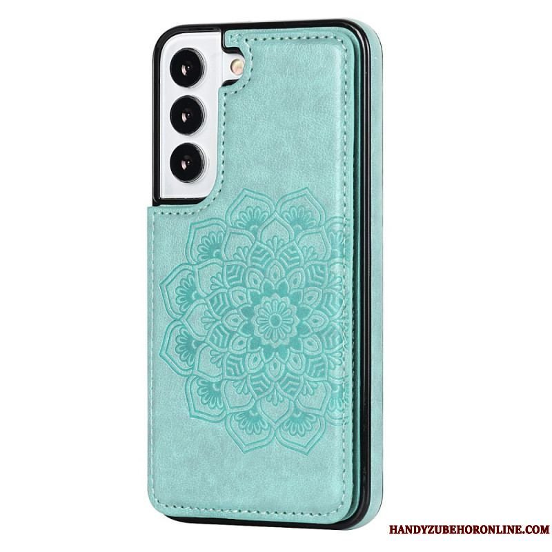 Cover Samsung Galaxy S22 5G Mandala Print Kortholder