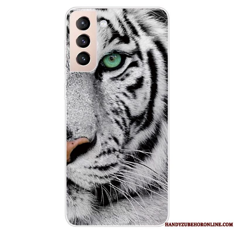 Cover Samsung Galaxy S22 5G Tiger Ansigt