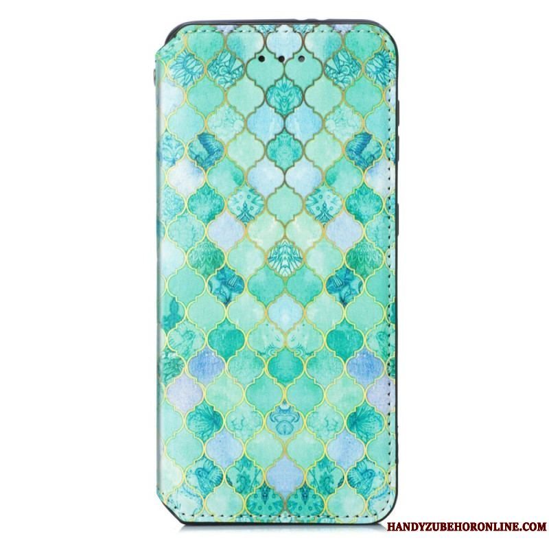 Cover Samsung Galaxy S22 Plus 5G Flip Cover Caseneo Rfid Design