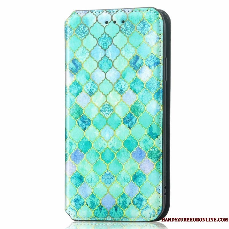 Cover Samsung Galaxy S22 Ultra 5G Flip Cover Caseneo Rfid Design