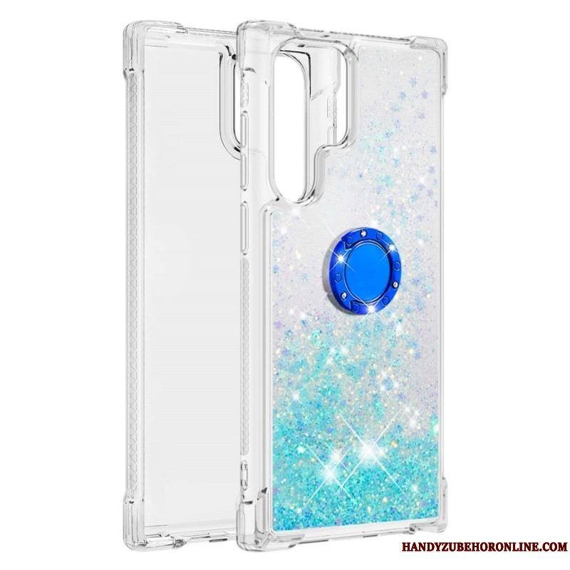 Cover Samsung Galaxy S22 Ultra 5G Glitter Ring-bracket