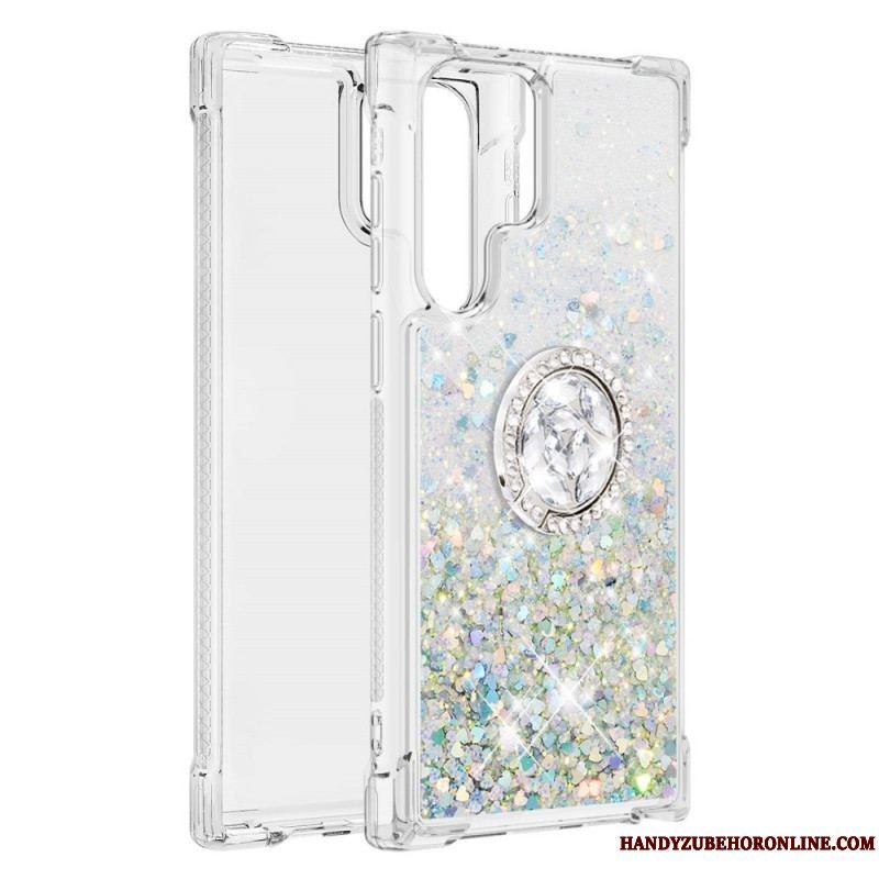 Cover Samsung Galaxy S22 Ultra 5G Glitter Ring-bracket