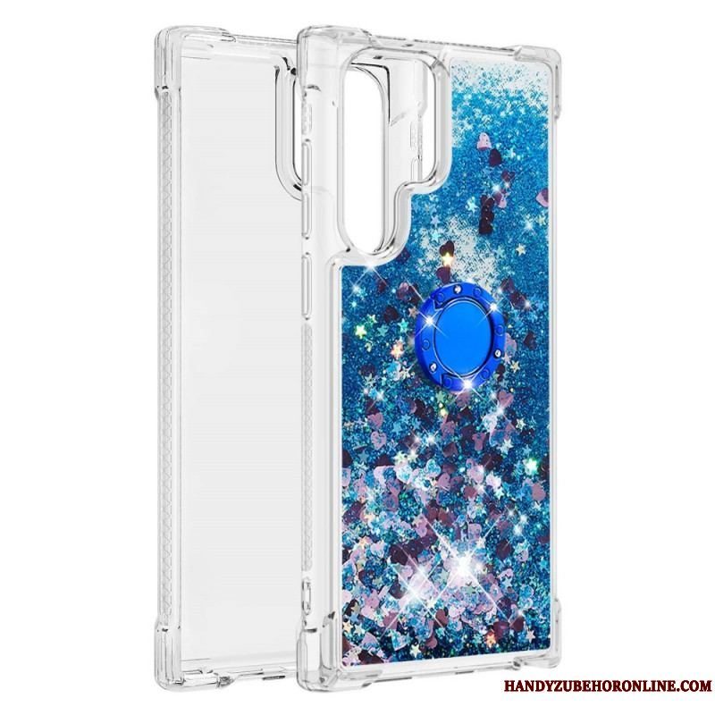 Cover Samsung Galaxy S22 Ultra 5G Glitter Ring-bracket