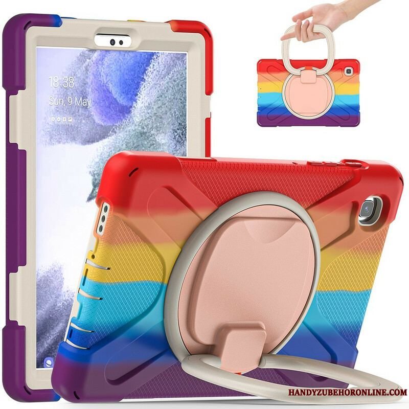 Cover Samsung Galaxy Tab A7 Lite Ultra Resistent Ring-støtte Farve