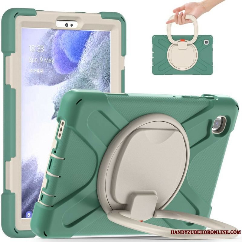 Cover Samsung Galaxy Tab A7 Lite Ultra Resistent Roterende Ring-støtte