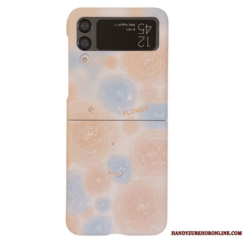 Cover Samsung Galaxy Z Flip 4 Flip Cover Blomster Art