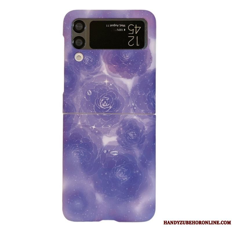 Cover Samsung Galaxy Z Flip 4 Flip Cover Blomster Art