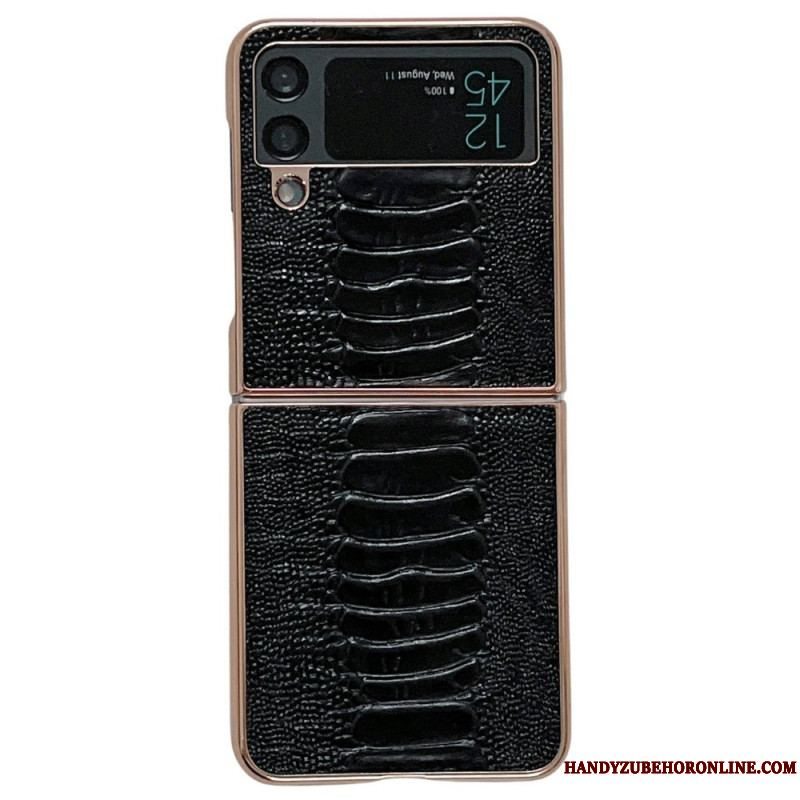 Cover Samsung Galaxy Z Flip 4 Flip Cover Krokodille Design