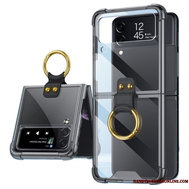 Cover Samsung Galaxy Z Flip 4 Flip Cover Tonet Med Gkk Ring