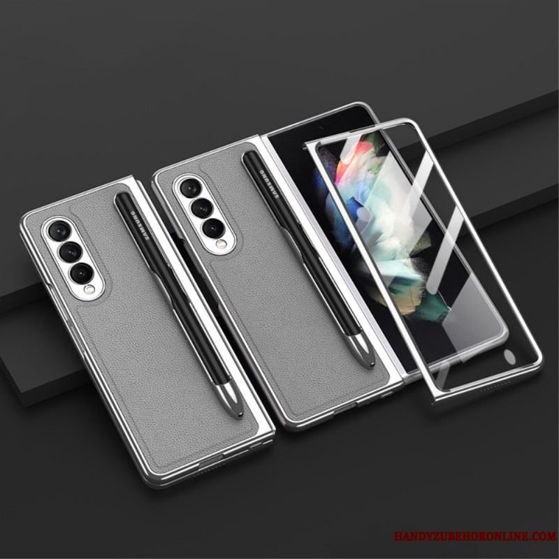 Cover Samsung Galaxy Z Fold 3 5G Beskyttelsessæt Gkk Skærmbeskytter Og Stylus Holder