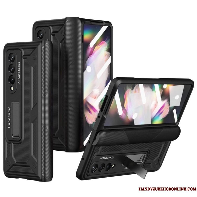 Cover Samsung Galaxy Z Fold 4 Beskyttelsessæt Dobbelt Beskyttelse Hærdet Glas