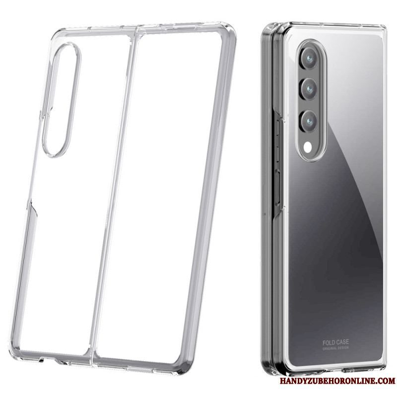 Cover Samsung Galaxy Z Fold 4 Diskret Metallisk