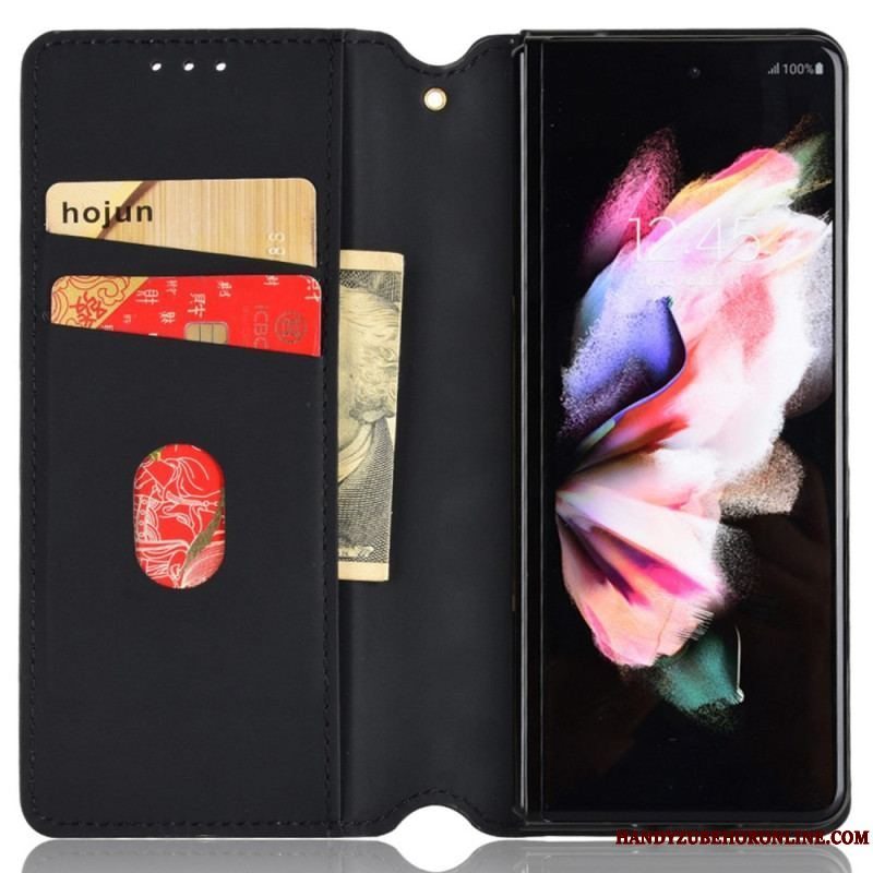 Cover Samsung Galaxy Z Fold 4 Flip Cover 3d Terning