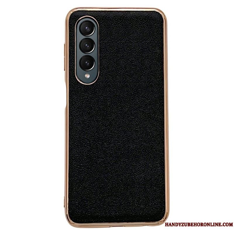 Cover Samsung Galaxy Z Fold 4 Imiteret Kalveskind