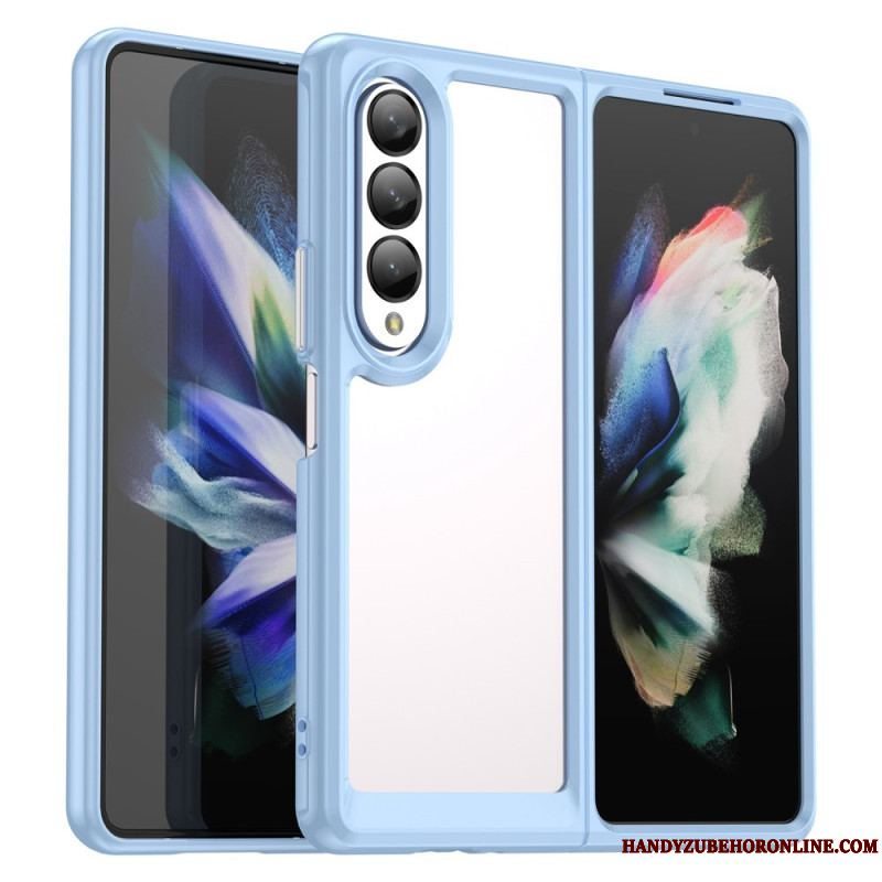 Cover Samsung Galaxy Z Fold 4 Plast Farve