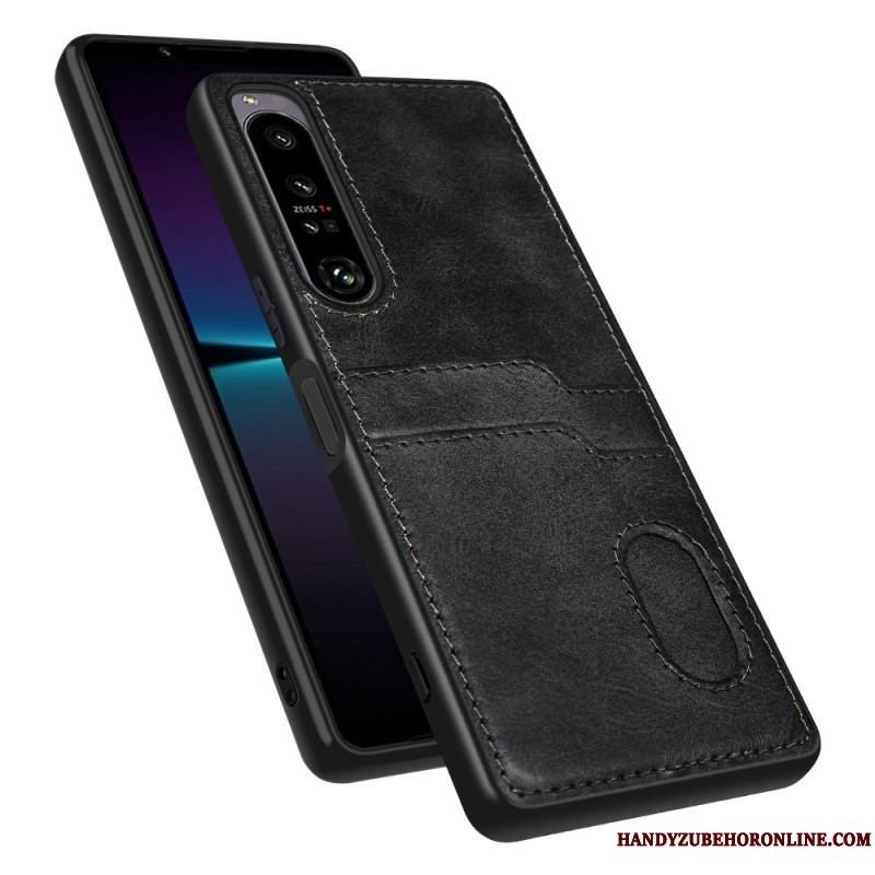 Cover Sony Xperia 1 IV Dobbelt Kortholder