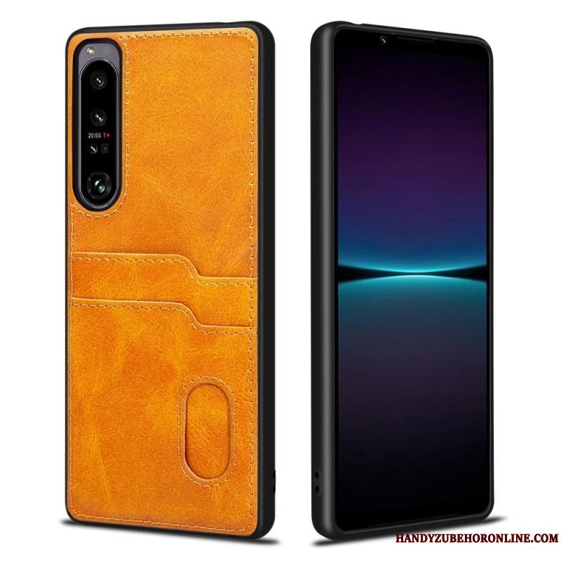 Cover Sony Xperia 1 IV Dobbelt Kortholder